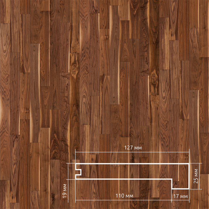 Ступень COSWICK Американский орех Натуральный 2360-1101
