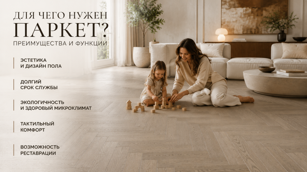 Для чего нужен паркет
